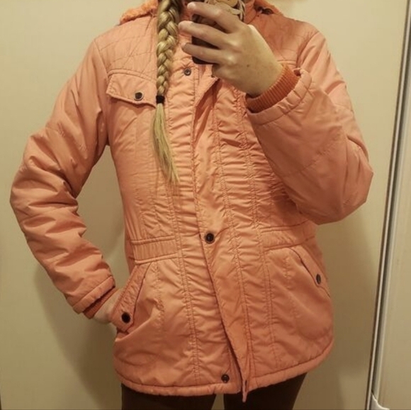 80s pink hooded ski jacket - Picture 14 of 14
